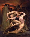 William-Adolphe Bouguereau 1825-1905 - Dante i Virgil w piekle1850
